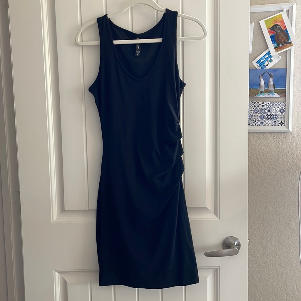 Athleta Black Midi Dress